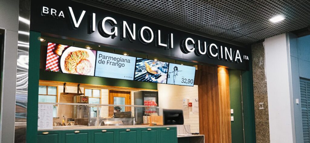 Cucina Aeroporto praça de alimentação